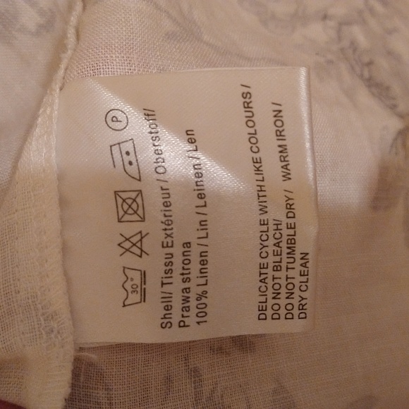 NWT Malvin print white and gray dress Sz L - Picture 9 of 9